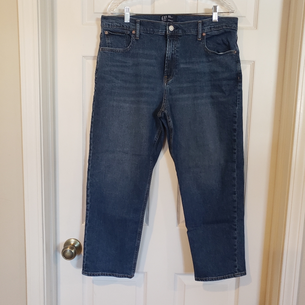 Gap straight leg crop jeans